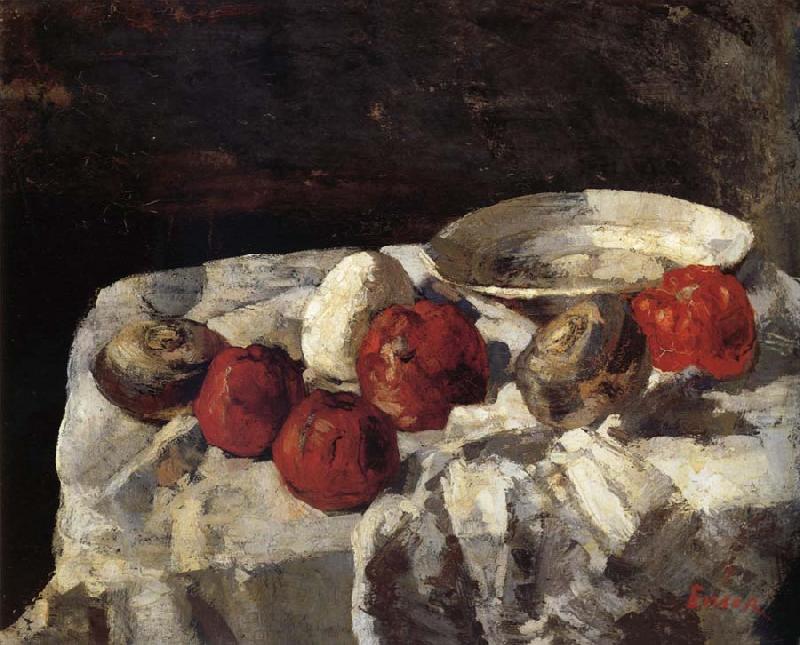 James Ensor The Red apples oil painting image